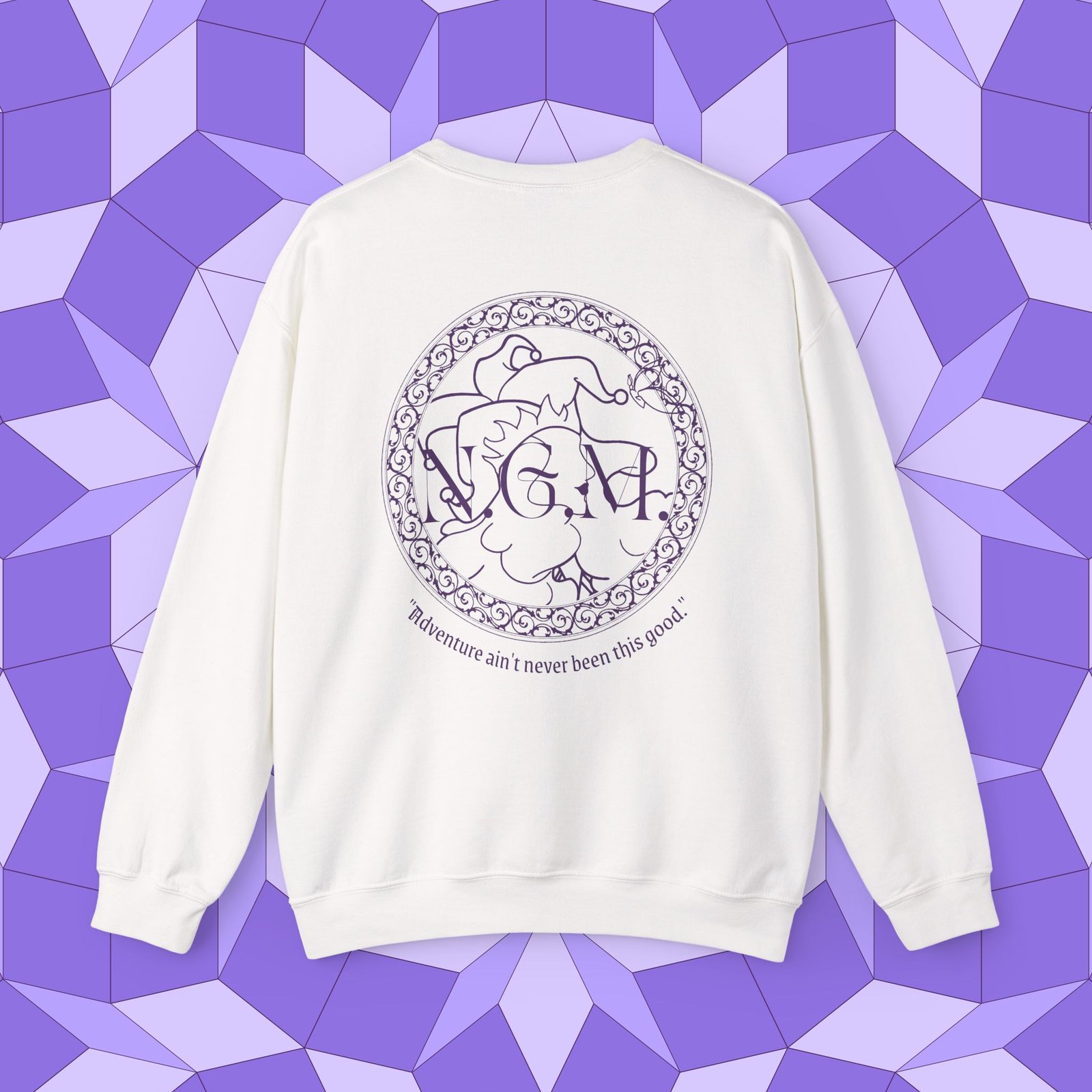 N.G.M. Logo Unisex Crewneck Sweatshirt - Image 7