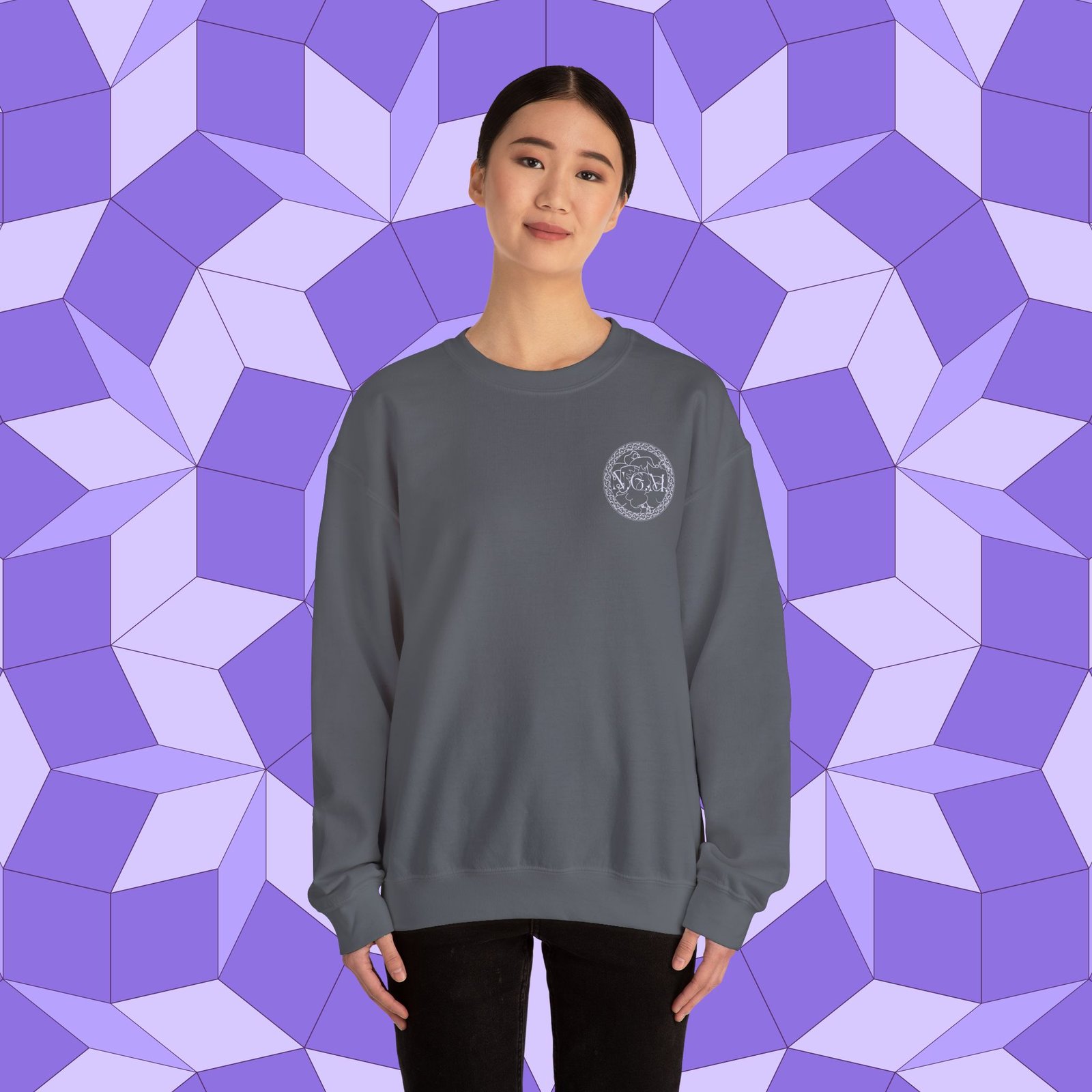 N.G.M. Logo Unisex Crewneck Sweatshirt - Image 5