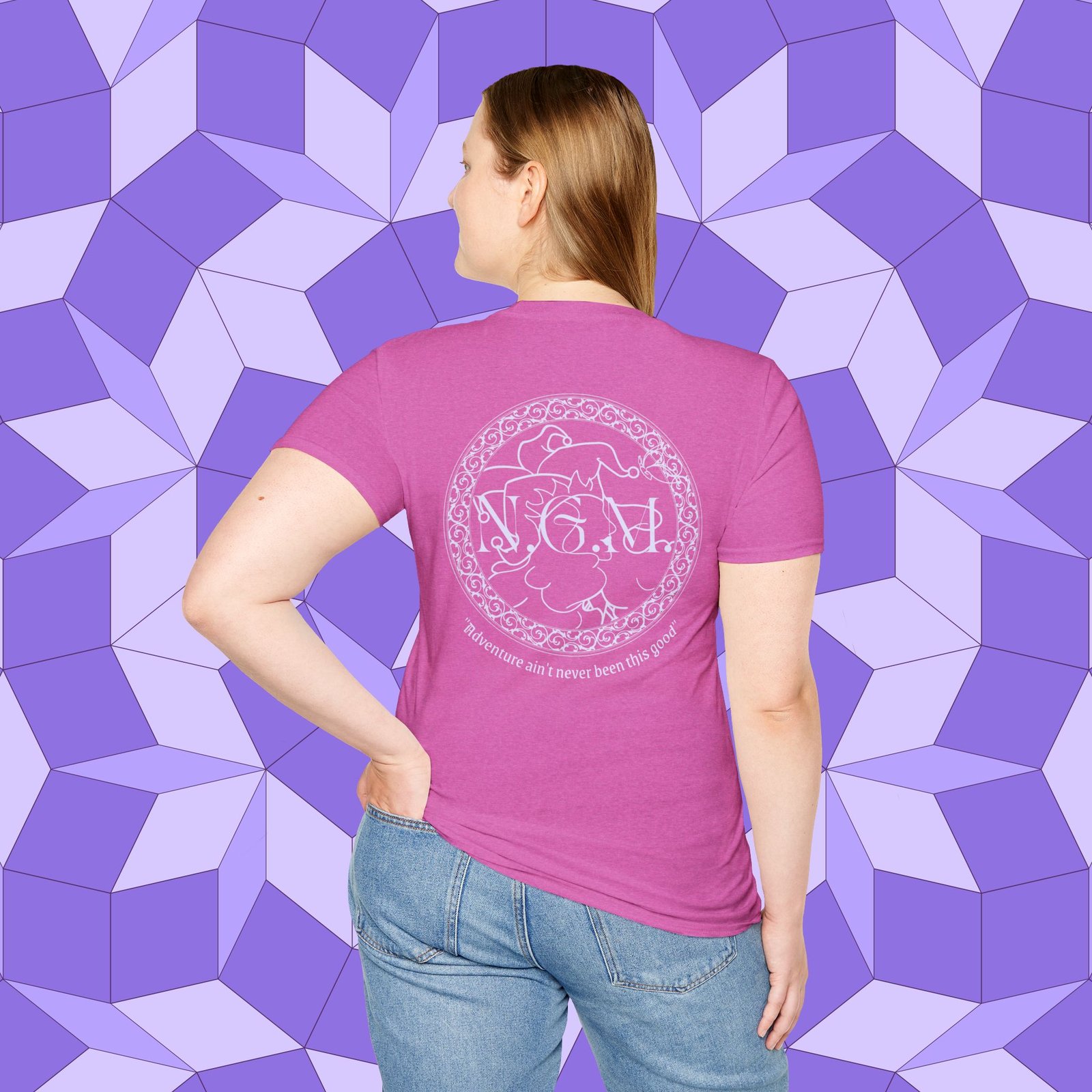 N.G.M. Logo Unisex T-Shirt - Image 66