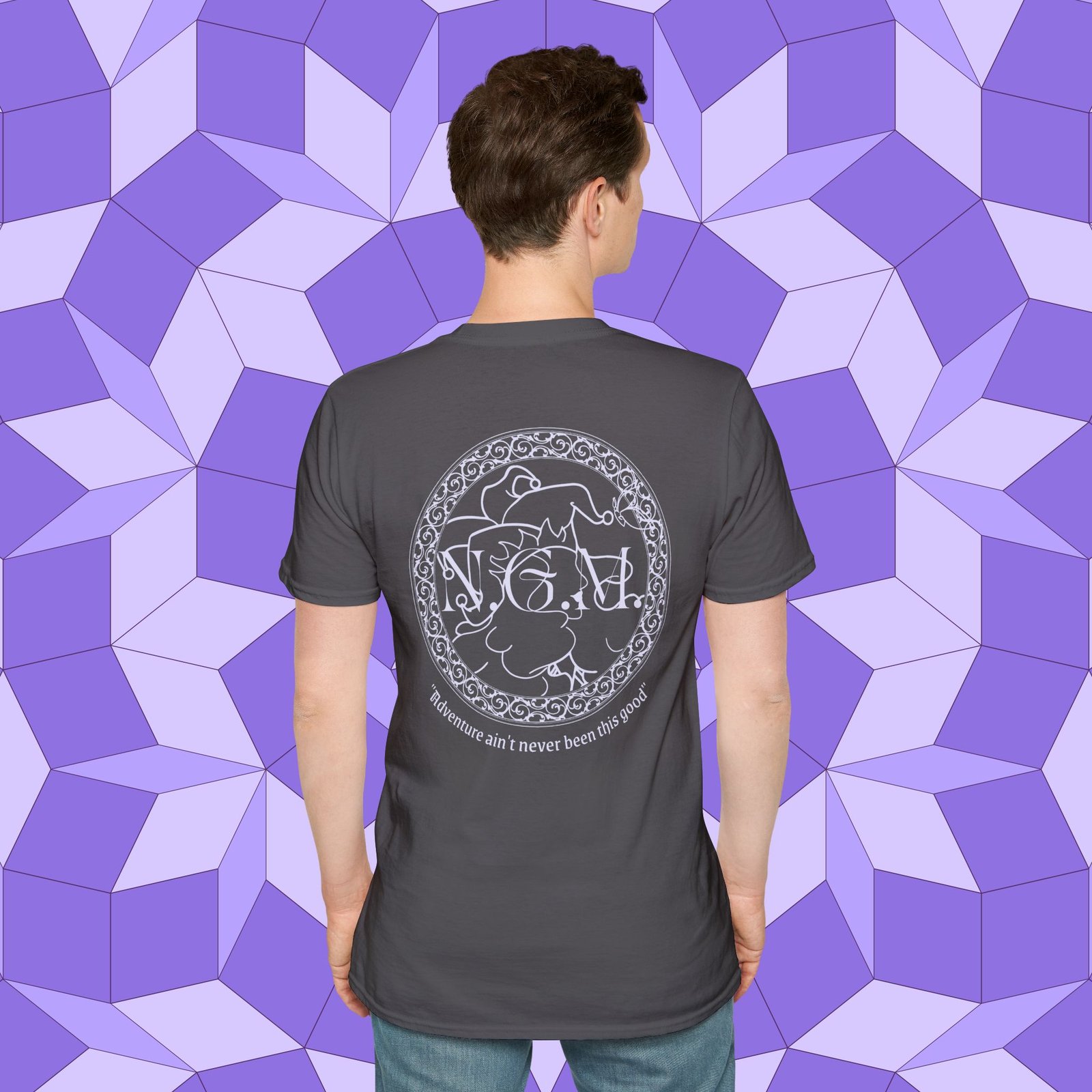 N.G.M. Logo Unisex T-Shirt - Image 8