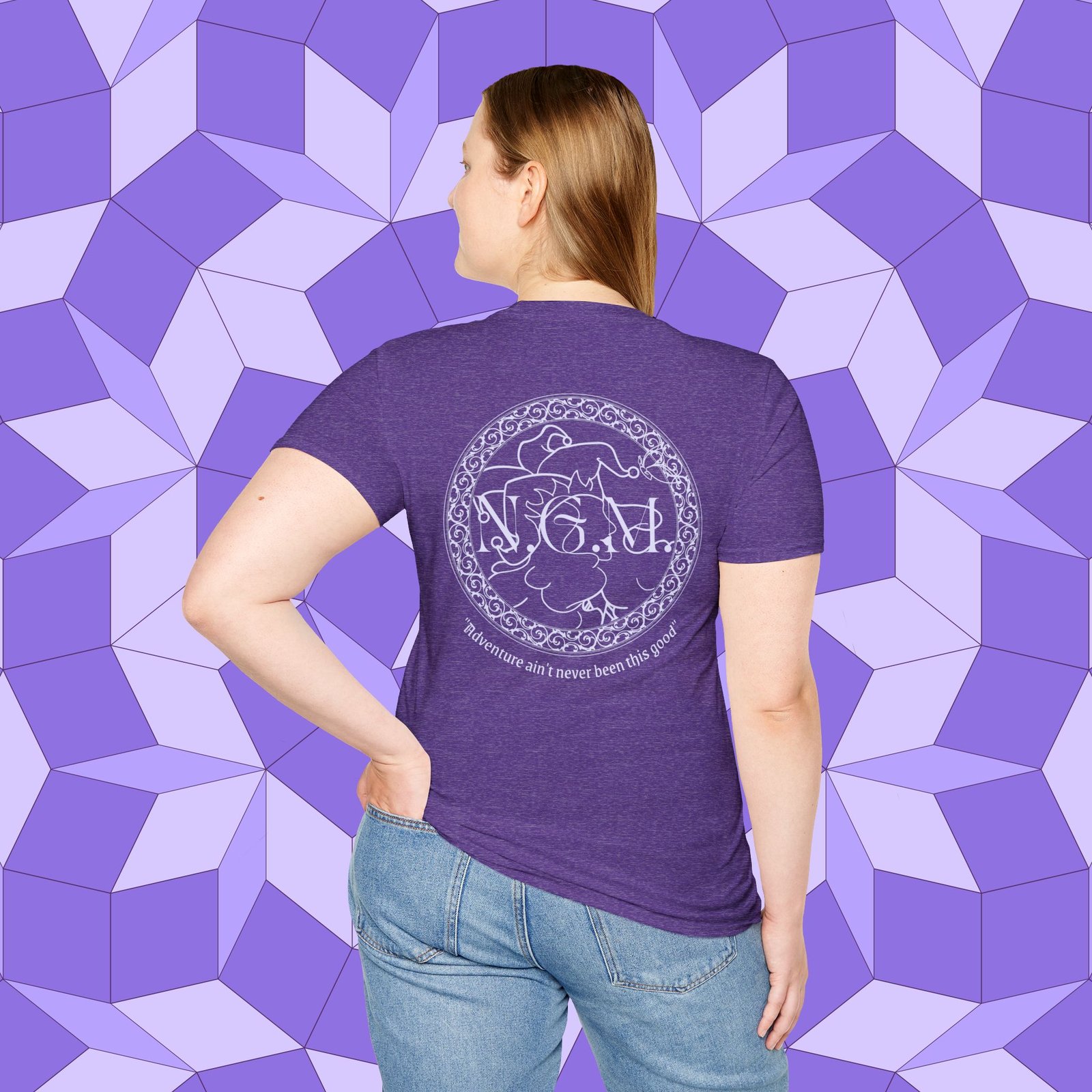 N.G.M. Logo Unisex T-Shirt - Image 58