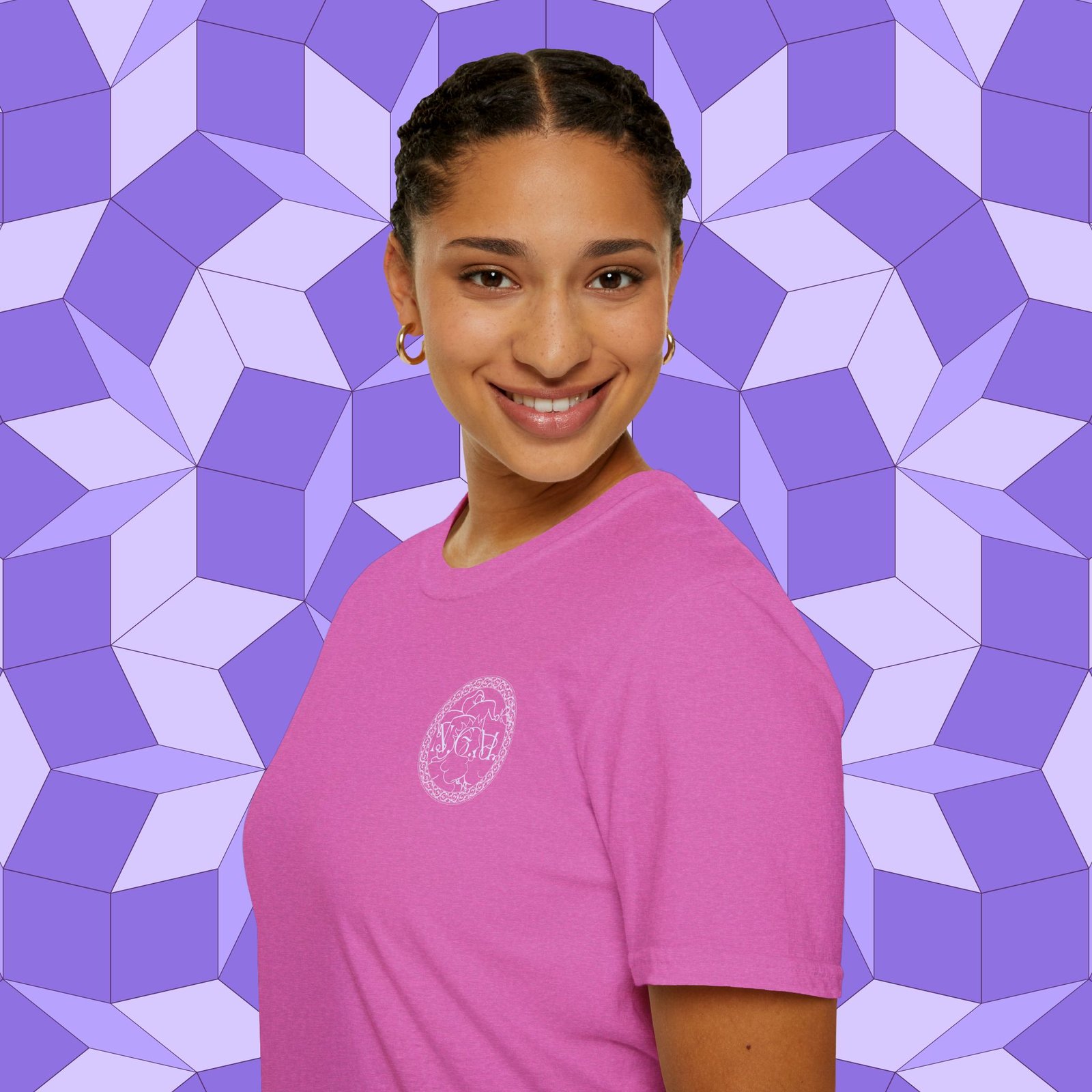 N.G.M. Logo Unisex T-Shirt - Image 64