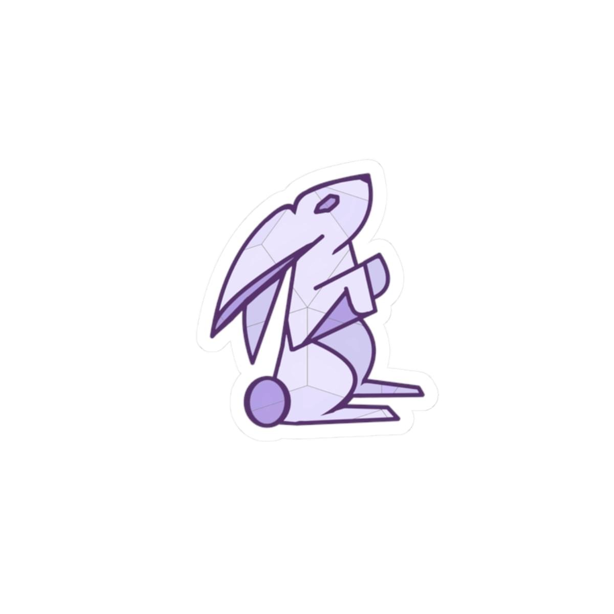 N.G.M. Rabbit Kiss-Cut Sticker - Image 7