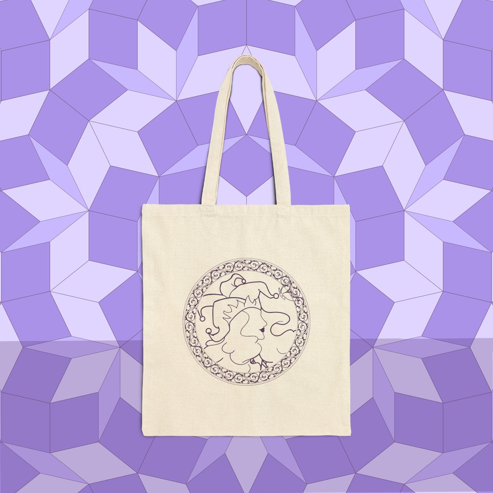 N.G.M. Butterfly Cotton Canvas Tote Bag - Image 2