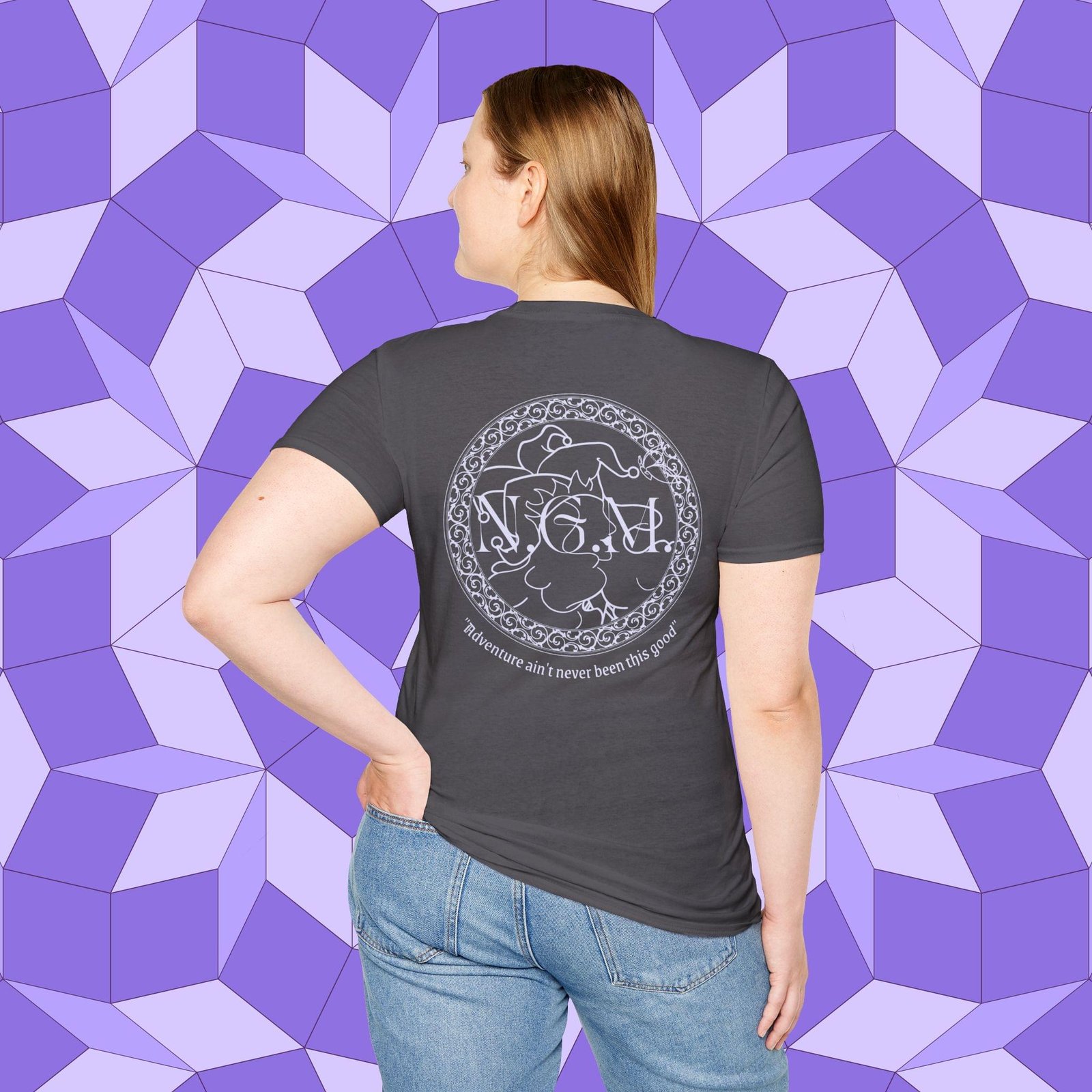 N.G.M. Logo Unisex T-Shirt - Image 7