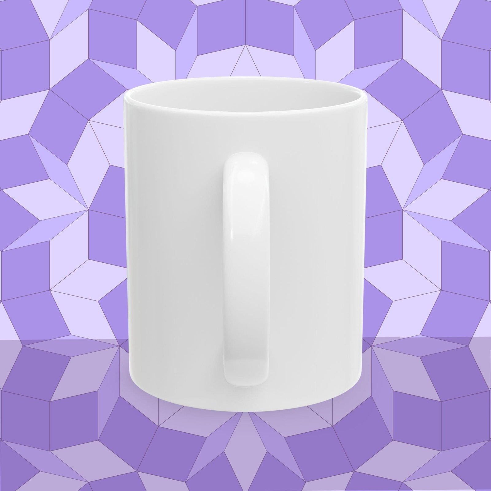 N.G.M. Logo W/ Rabbit and Butterfly Ceramic Mug, (11oz, 15oz) - Image 5